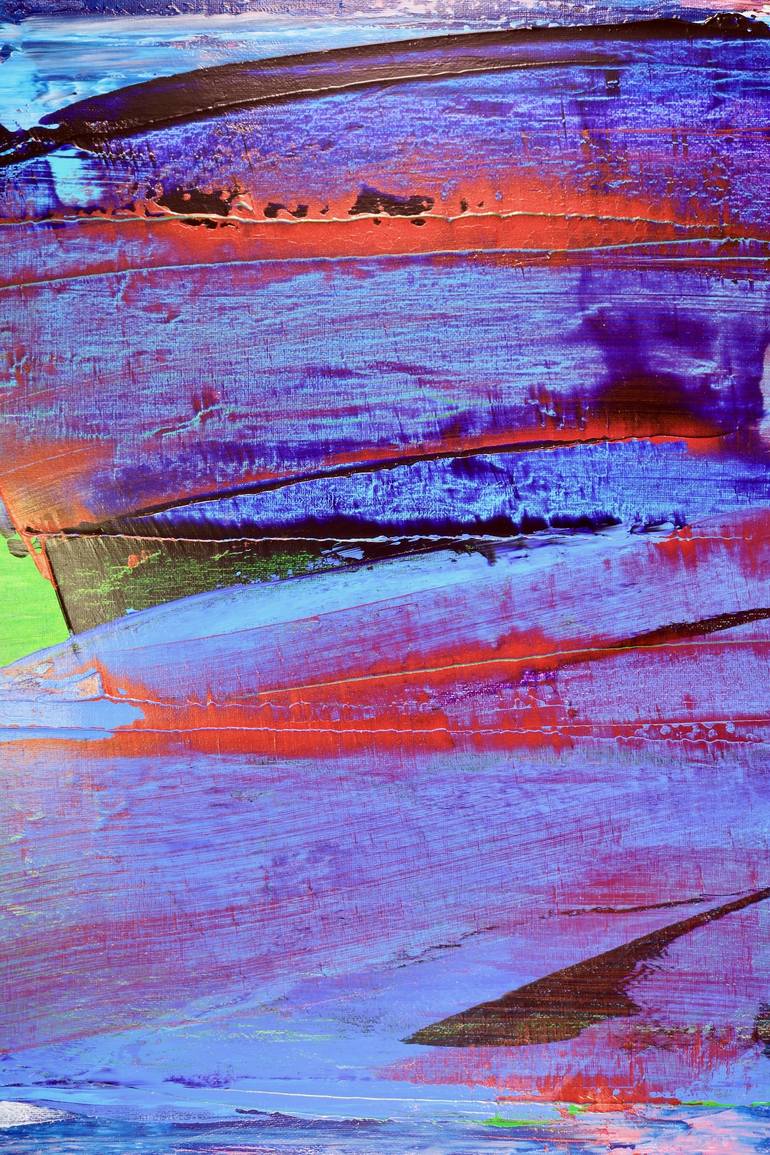 Original Abstract Expressionism Abstract Painting by Nestor Toro