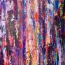 Contemplative large abstract colorfield. Predominately purple and blue with pink, green, yellow. Signed in front.

I include a certificate of authenticity that lists the materials as well as when the painting was completed. Fine high quality materials such as Sennelier abstract acrylics, Golden colors, Liquitex, Charvin products are used and UV protective spray for sunlight protection.

Please contact me if you have any questions about this or any other one of my paintings!

Thanks,
Nestor