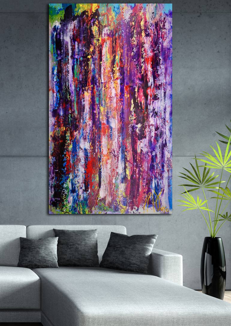 Original Expressionism Abstract Painting by Nestor Toro