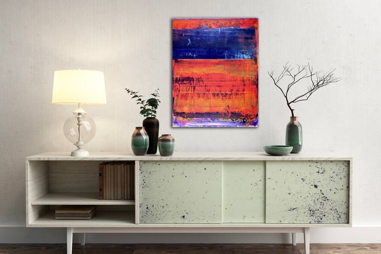 Original Abstract Expressionism Abstract Painting by Nestor Toro