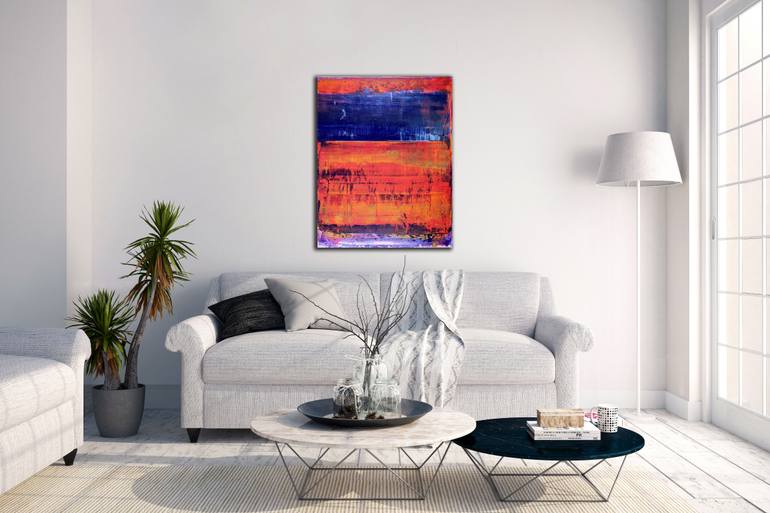 Original Abstract Expressionism Abstract Painting by Nestor Toro