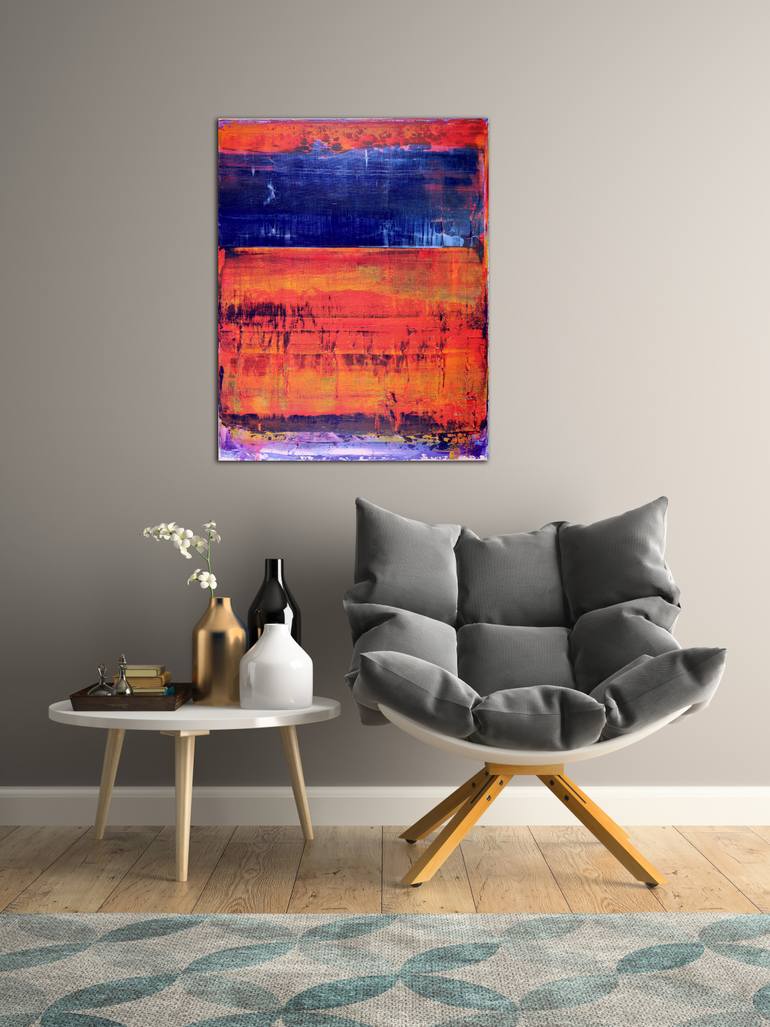 Original Abstract Expressionism Abstract Painting by Nestor Toro