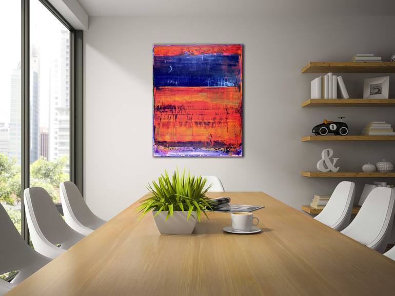 Original Abstract Expressionism Abstract Painting by Nestor Toro
