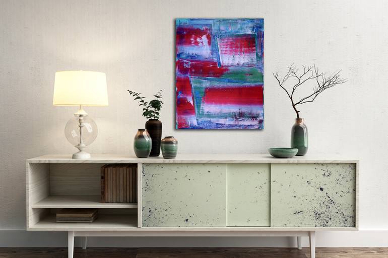 Original Abstract Expressionism Abstract Painting by Nestor Toro