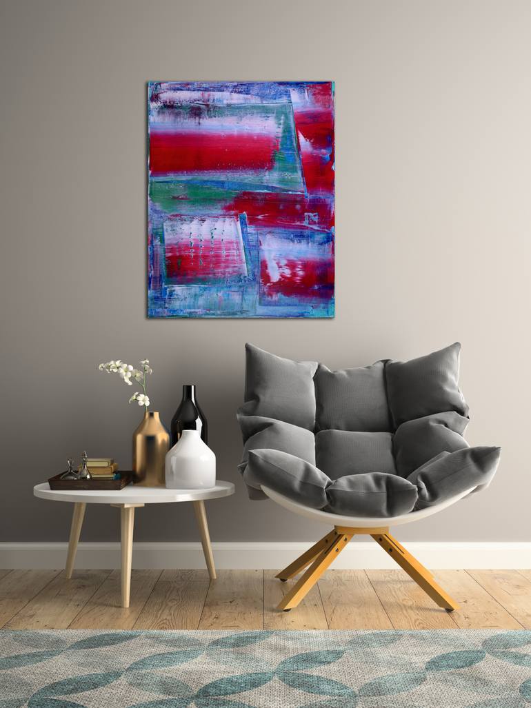 Original Abstract Expressionism Abstract Painting by Nestor Toro