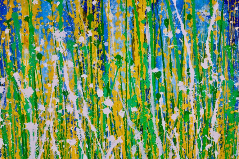 Original Abstract Expressionism Abstract Painting by Nestor Toro