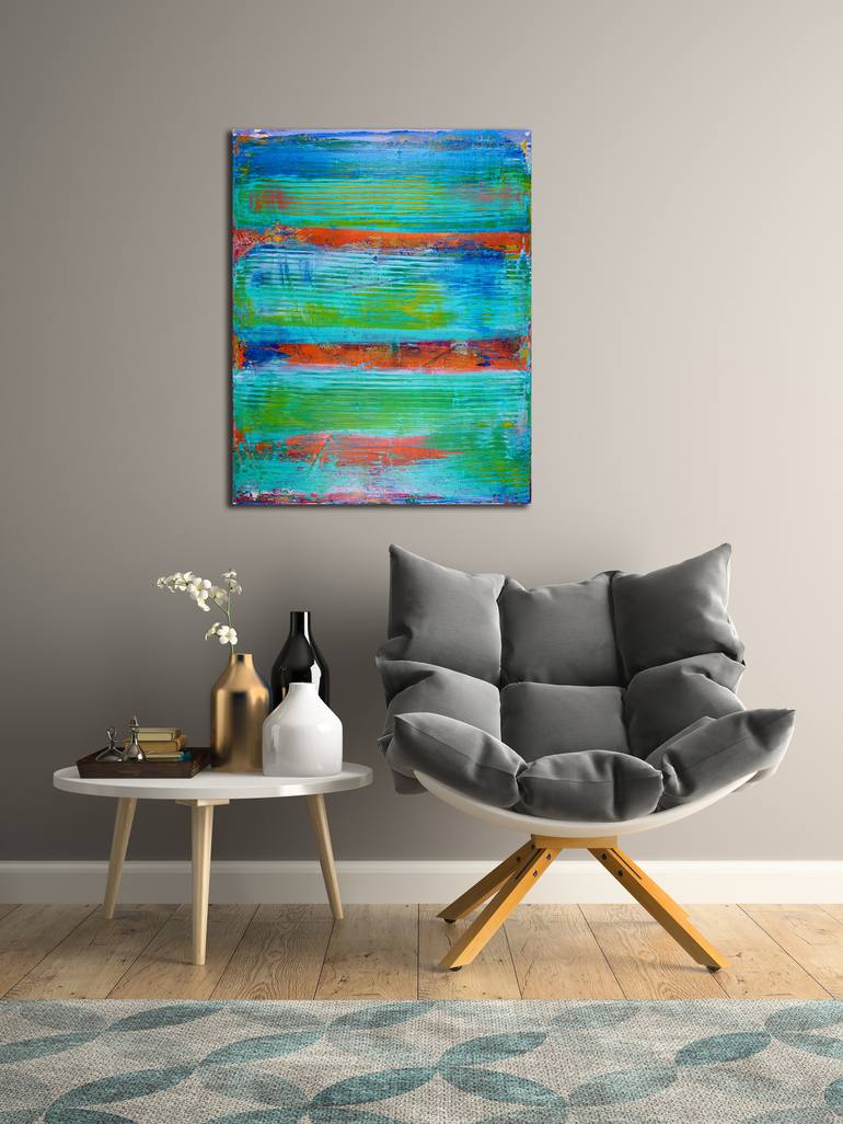 Original Abstract Painting by Nestor Toro