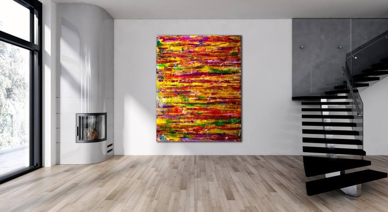 Original Modernism Abstract Painting by Nestor Toro