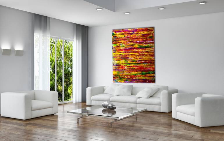 Original Modernism Abstract Painting by Nestor Toro