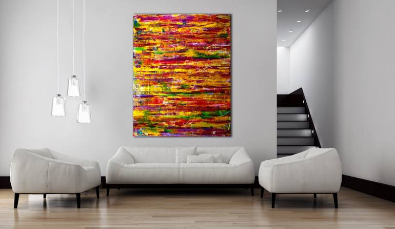 Original Modernism Abstract Painting by Nestor Toro