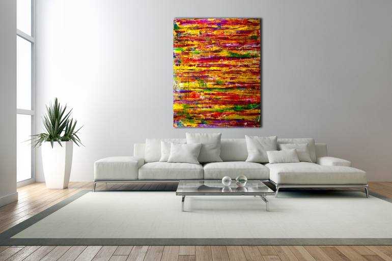 Original Modernism Abstract Painting by Nestor Toro