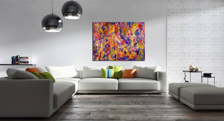 Original Abstract Painting by Nestor Toro