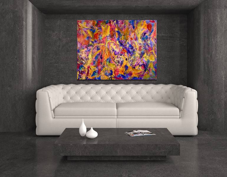 Original Abstract Painting by Nestor Toro