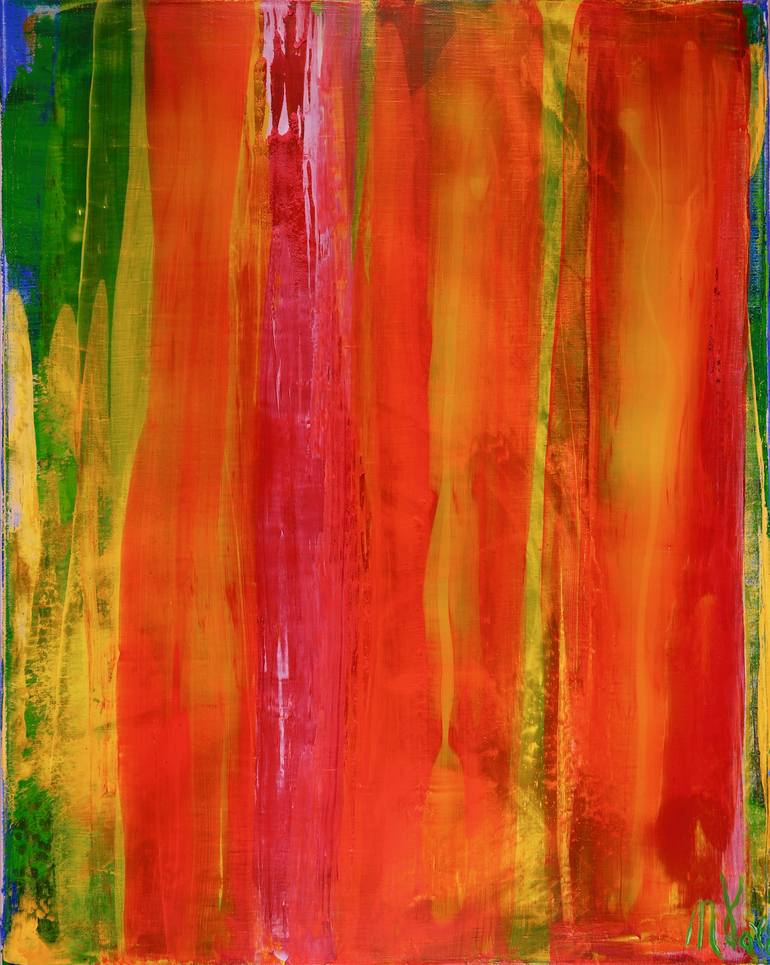 Original Expressionism Abstract Painting by Nestor Toro