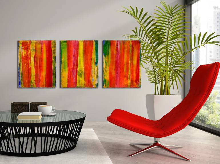 Original Abstract Painting by Nestor Toro