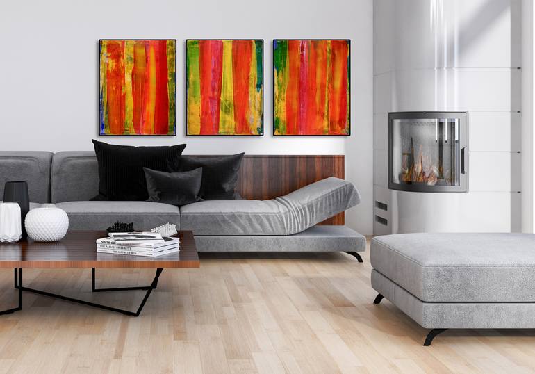 Original Abstract Painting by Nestor Toro