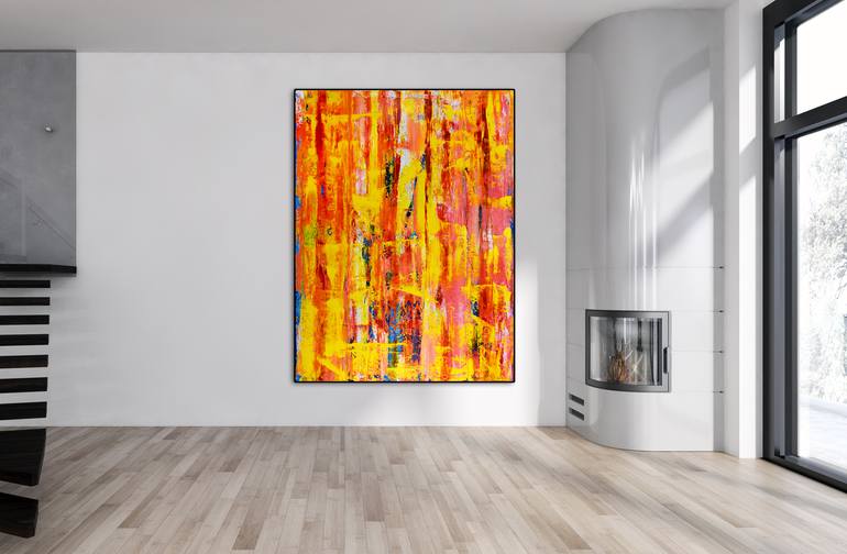 Original Expressionism Abstract Painting by Nestor Toro