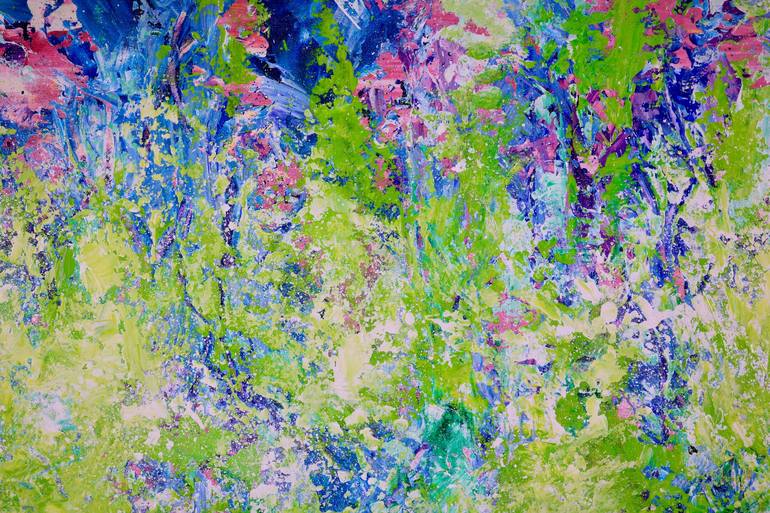 Original Abstract Nature Painting by Nestor Toro