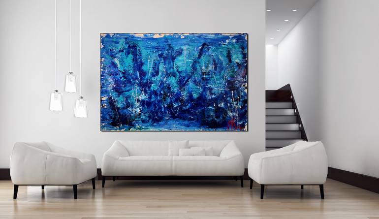 Original Abstract Painting by Nestor Toro