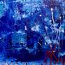Acrylic inspired by nature and the oceans, abstract action painting gestural big bold paint strokes different shades of blue and dark purple. Drizzles and drips of iridescent paint all over the deep color palette and iridescent mediums all around. Statement piece! Signed.

I include a certificate of authenticity that lists the materials as well as when the painting was completed. Fine high quality materials such as Sennelier abstract acrylics, Golden colors, Liquitex, Charvin products are used and UV protective spray for sunlight protection.

Please contact me if you have any questions about this or any other one of my paintings!

Thanks,
Nestor