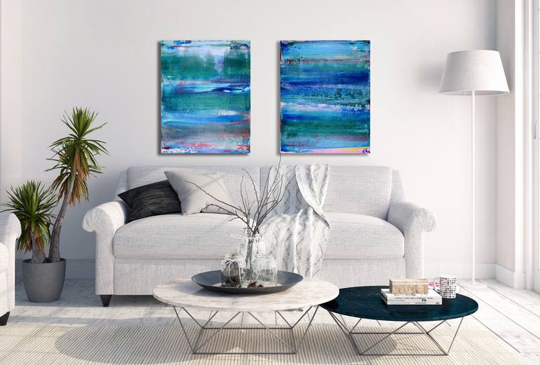 Original Abstract Nature Painting by Nestor Toro