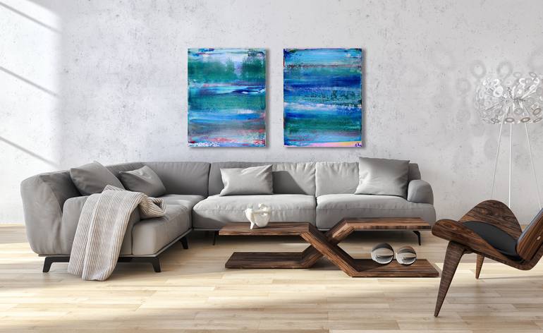 Original Abstract Nature Painting by Nestor Toro