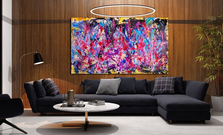 Original Modern Abstract Painting by Nestor Toro