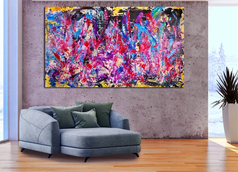 Original Abstract Painting by Nestor Toro