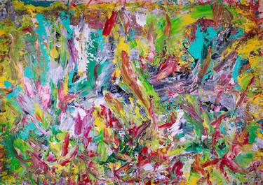 Original Abstract Nature Paintings by Nestor Toro