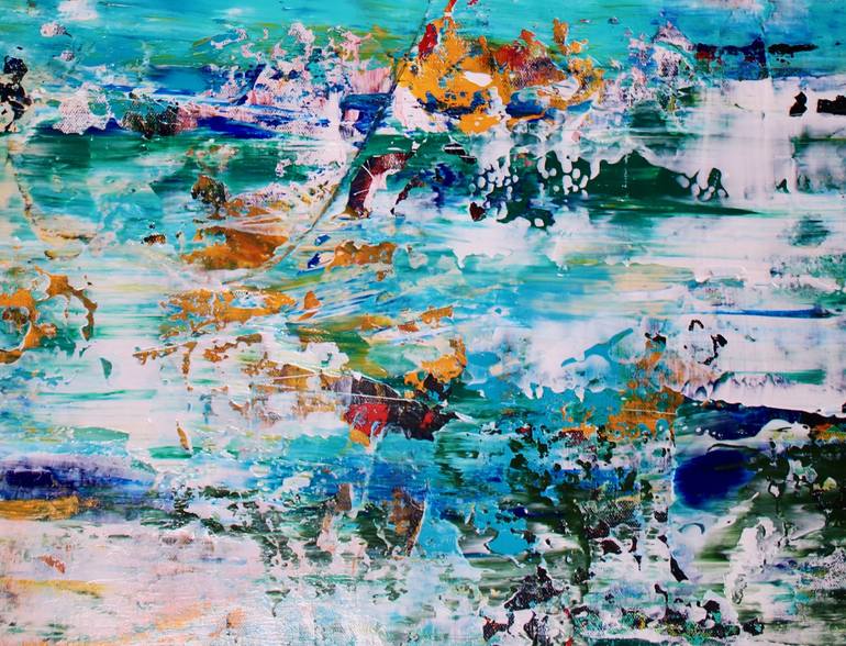 Original Abstract Nature Painting by Nestor Toro