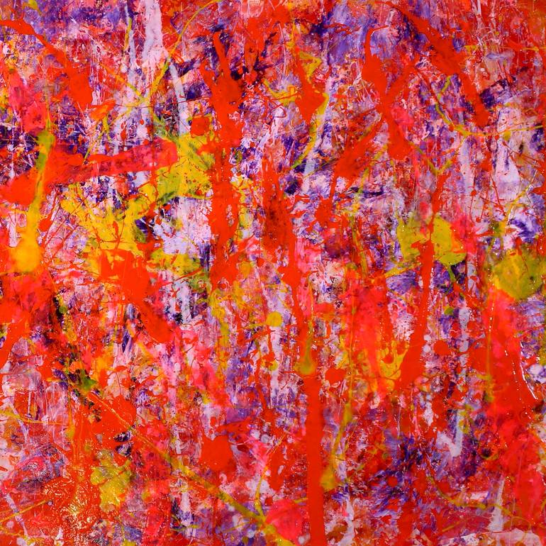Original Expressionism Abstract Painting by Nestor Toro