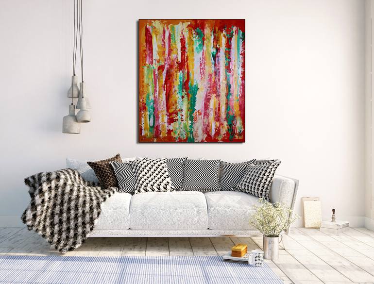 Original Expressionism Abstract Painting by Nestor Toro