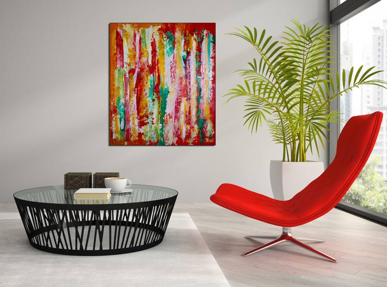 Original Expressionism Abstract Painting by Nestor Toro