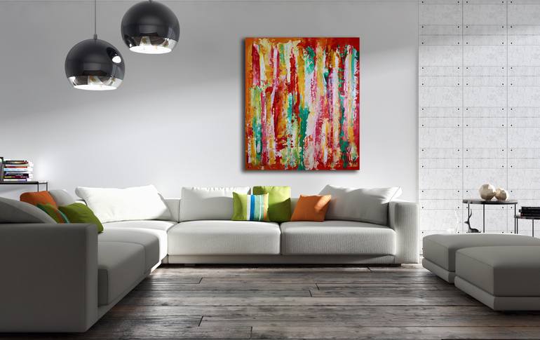Original Expressionism Abstract Painting by Nestor Toro