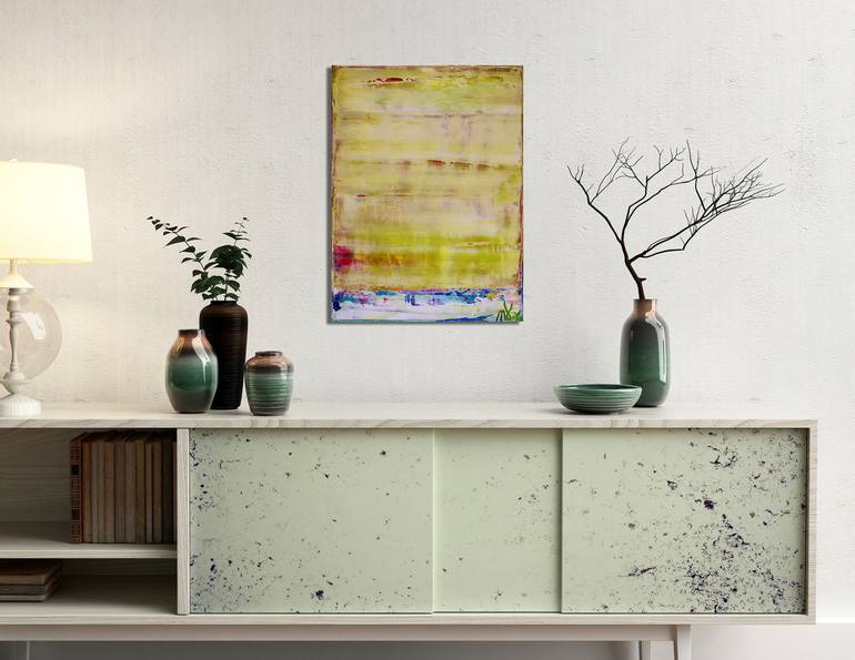 Original Fine Art Abstract Painting by Nestor Toro