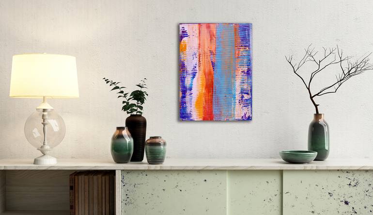 Original Fine Art Abstract Painting by Nestor Toro