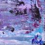 Nature inspired acrylic abstract purple, blue, dark blue, black. Signed, ready to hang.
For this work I used a large palette knife and hand mixed acrylic paint and mediums. The work is completely created spontaneously and is allowed to develop organically with no preconceived direction (inspired by the expressive works of Gerhard Richter) and results in a rich expressive work which leaves the viewer free to experience the work on a purely emotional level.