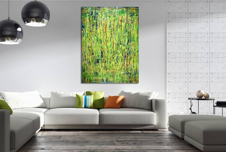 Original Expressionism Nature Painting by Nestor Toro