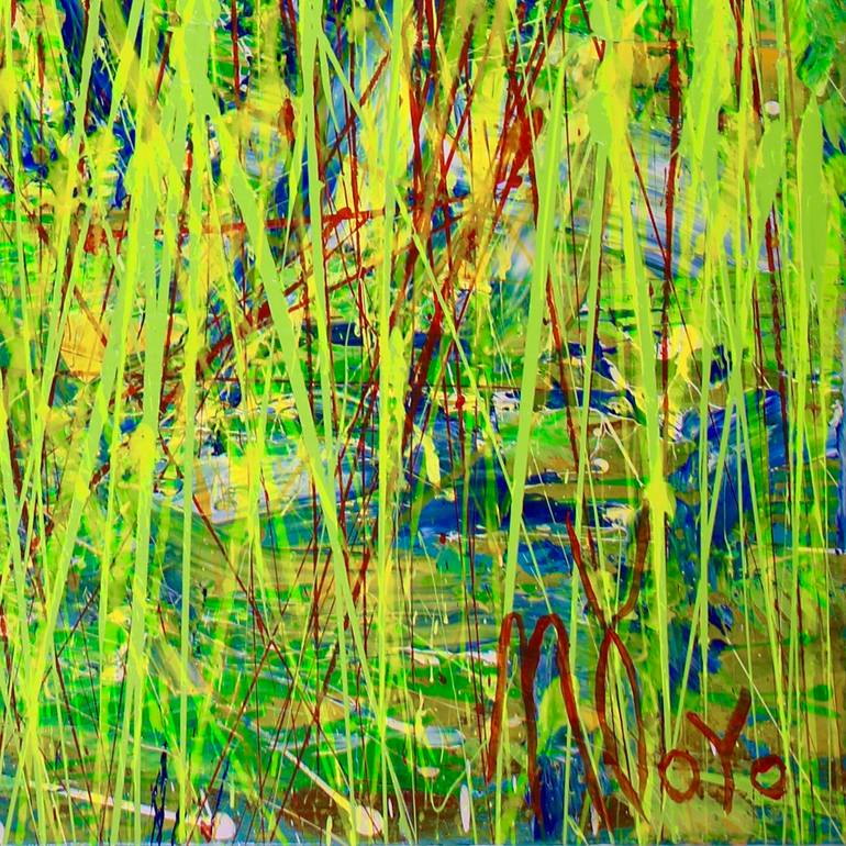 Original Expressionism Nature Painting by Nestor Toro