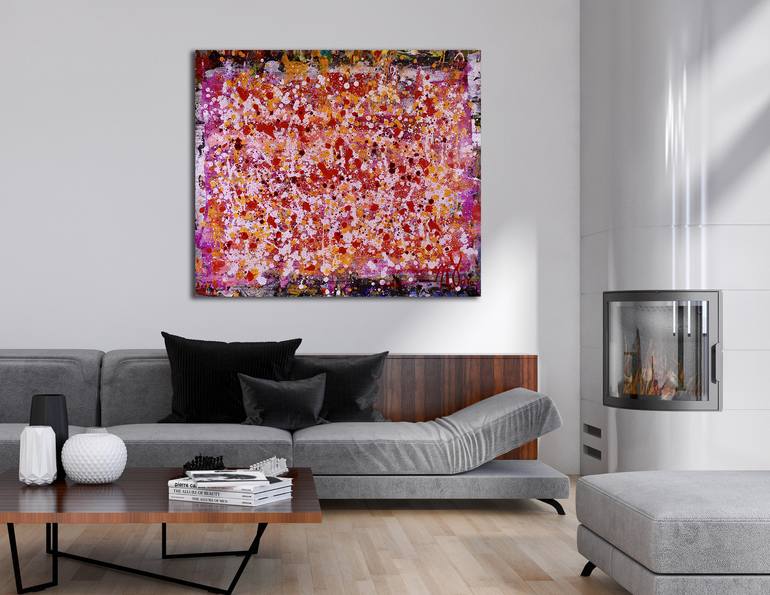 Original Fine Art Abstract Painting by Nestor Toro