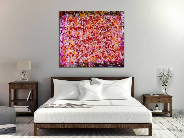 Original Fine Art Abstract Painting by Nestor Toro