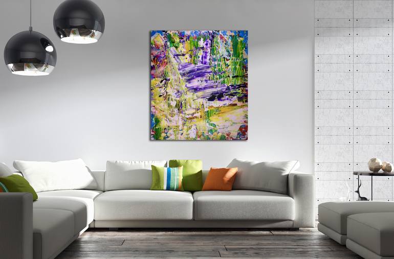 Original Abstract Painting by Nestor Toro