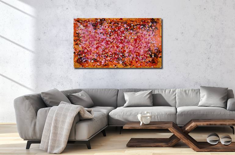 Original Abstract Expressionism Abstract Painting by Nestor Toro