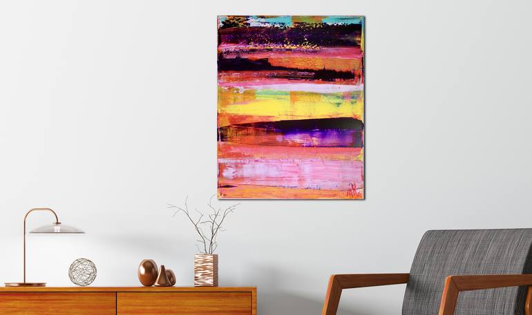 Original Fine Art Abstract Painting by Nestor Toro