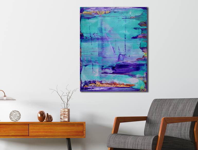 Original Modern Abstract Painting by Nestor Toro