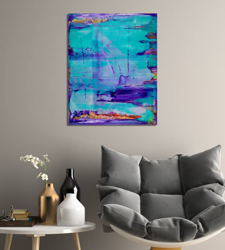 Original Modern Abstract Painting by Nestor Toro