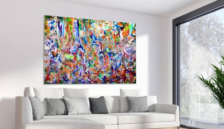 Original Modern Abstract Painting by Nestor Toro