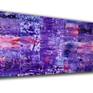 Violet contemporary abstract color field with blue, purple and iridescent tint. Signed.

For this work I used a large palette knife and hand mixed acrylic paint and mediums. The work is completely created spontaneously and is allowed to develop organically with no preconceived direction (inspired by the expressive works of Gerhard Richter) and results in a rich expressive work which leaves the viewer free to experience the work on a purely emotional level.