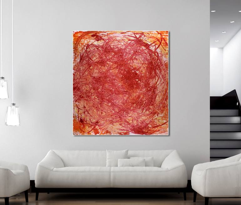 Original Abstract Expressionism Abstract Painting by Nestor Toro