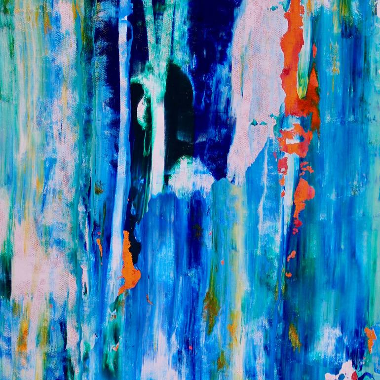 Original Fine Art Abstract Painting by Nestor Toro